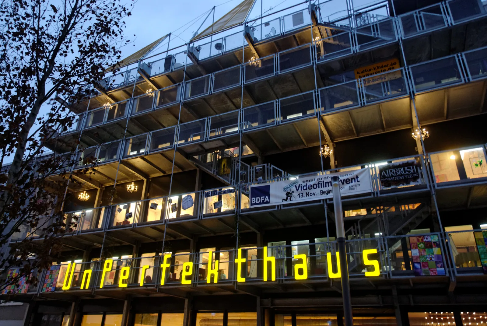 Exterior view of Unperfekthaus in Essen